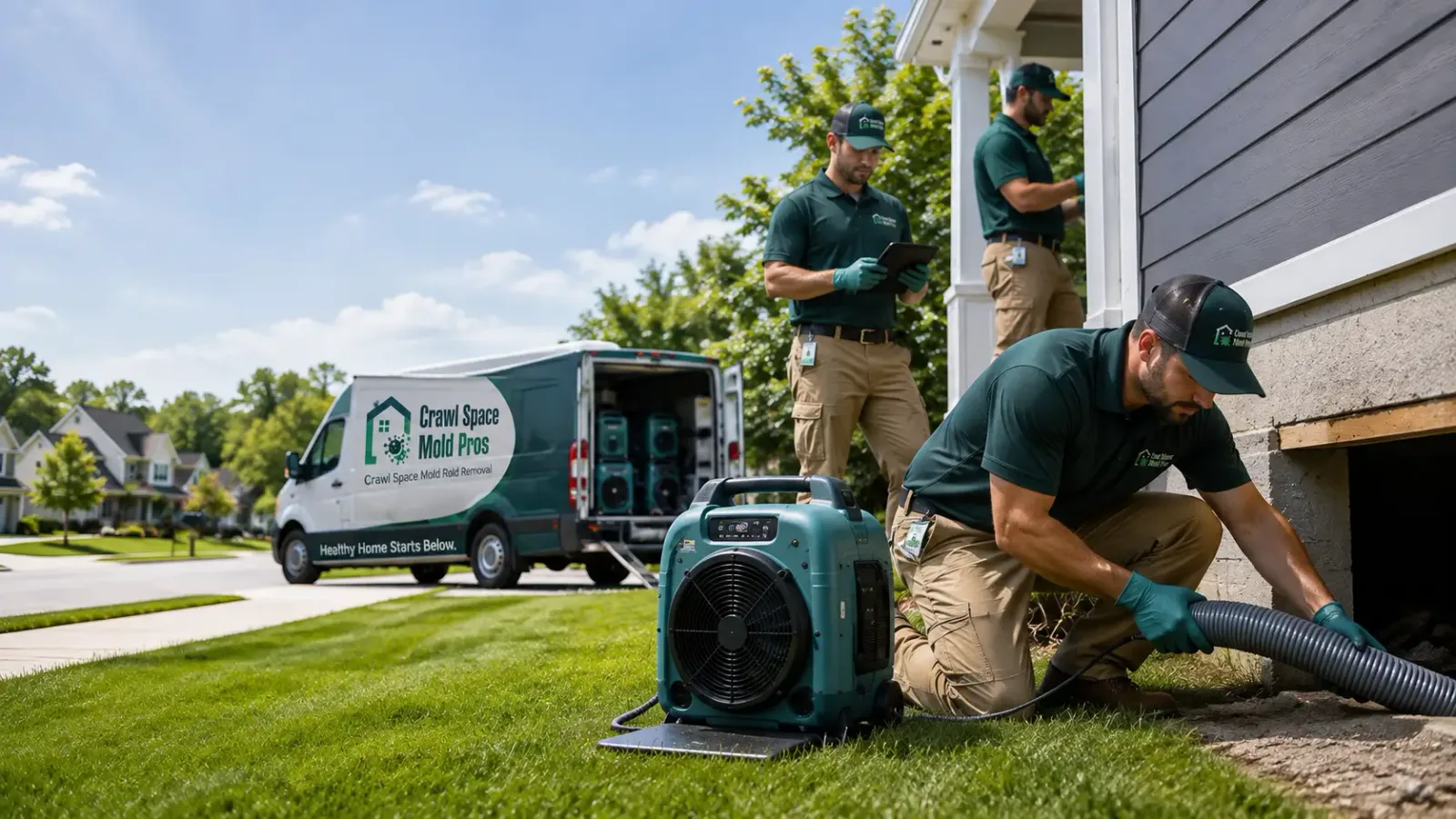 Crawl Space Mold Removal in Whitman, MA